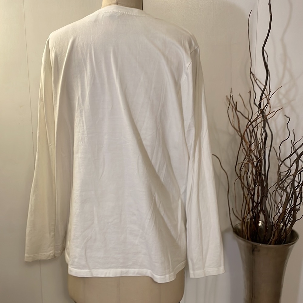 Liz Claiborne long sleeve t-shirt with Christmas tree - Picture 4 of 7